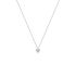 VIRELLE Damen Collier Weißgold 585 (14 Karat) Diamant Weiß 0,01 ct Herz