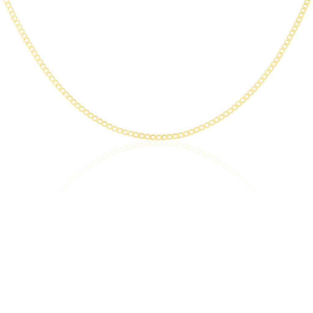Unisex Panzerkette Gold 375  - Halsketten Unisex | OROVIVO