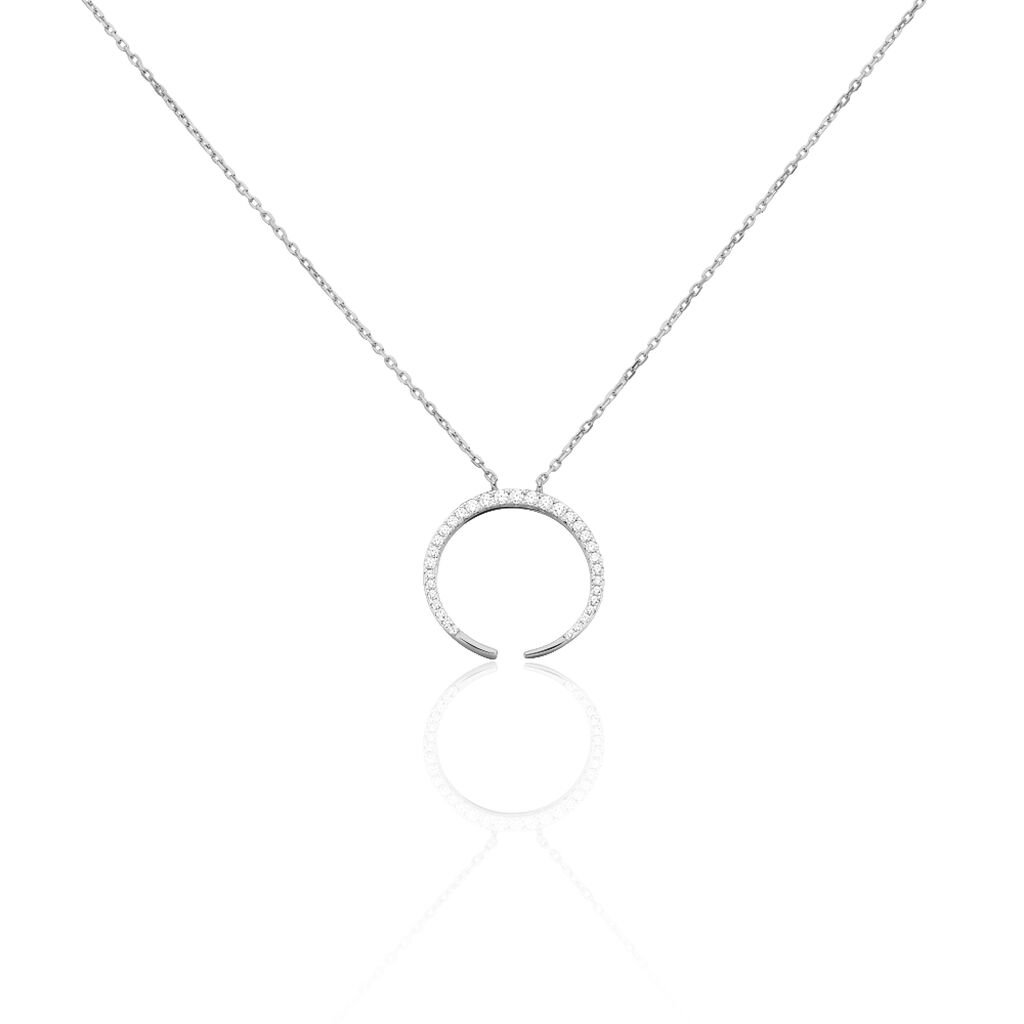 Damen Halskette Silber 925 Zirkonia Mond Elisara - Halsketten Damen | OROVIVO