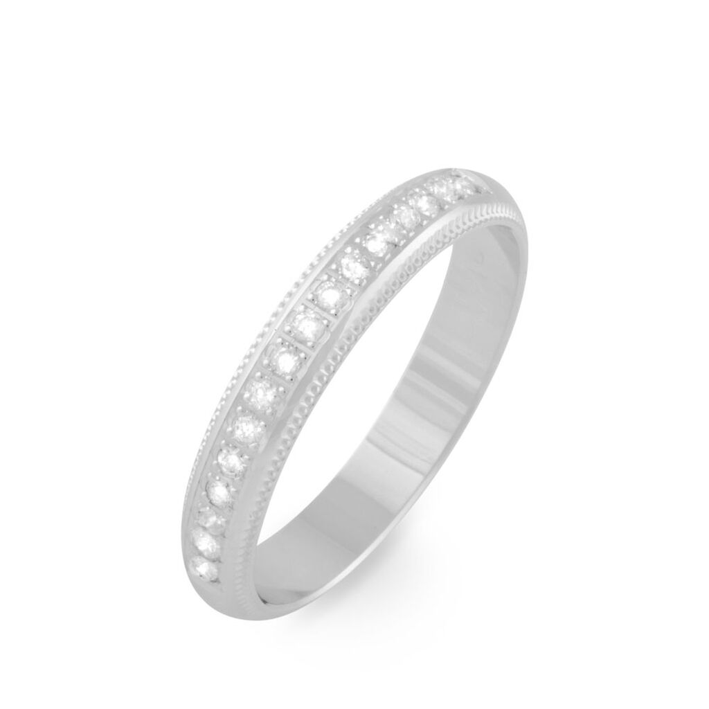 Alliance Tsivia Or Blanc Diamant - Spannringe Damen | OROVIVO