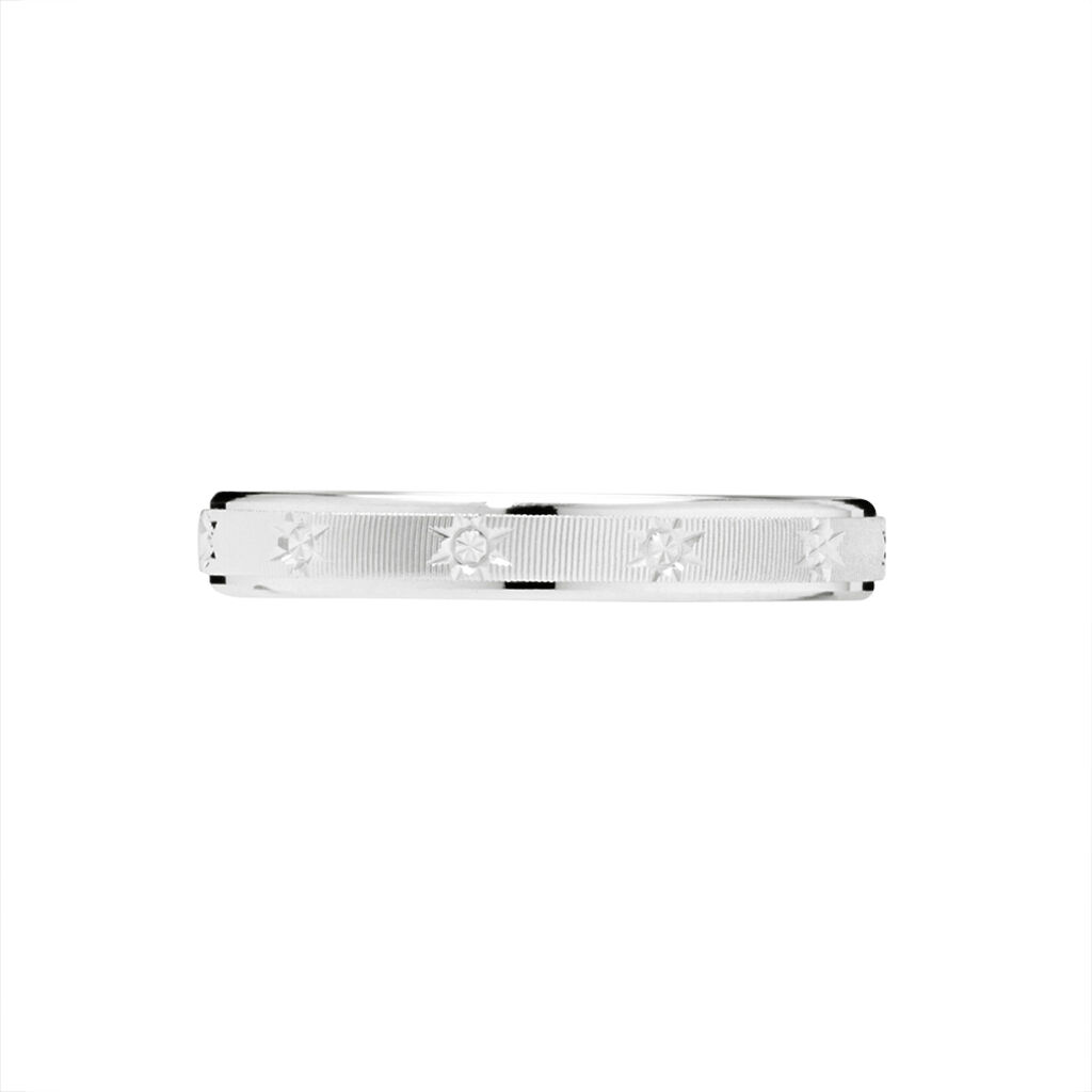 Alliance Pricilia Ruban Plat Or Blanc - Spannringe Unisex | OROVIVO