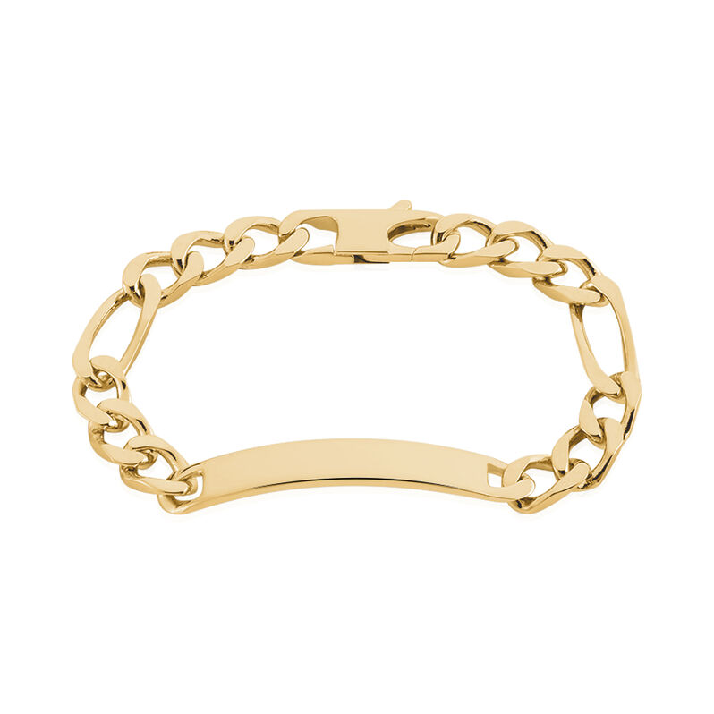 Bracelet Identité Bixente Plaqué Or Jaune - Spannringe Herren | OROVIVO