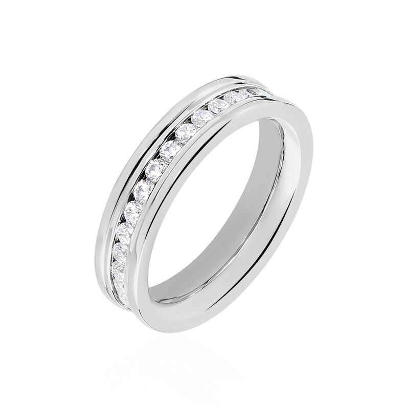 Bague Acier Et Oxyde - Spannringe Damen | OROVIVO