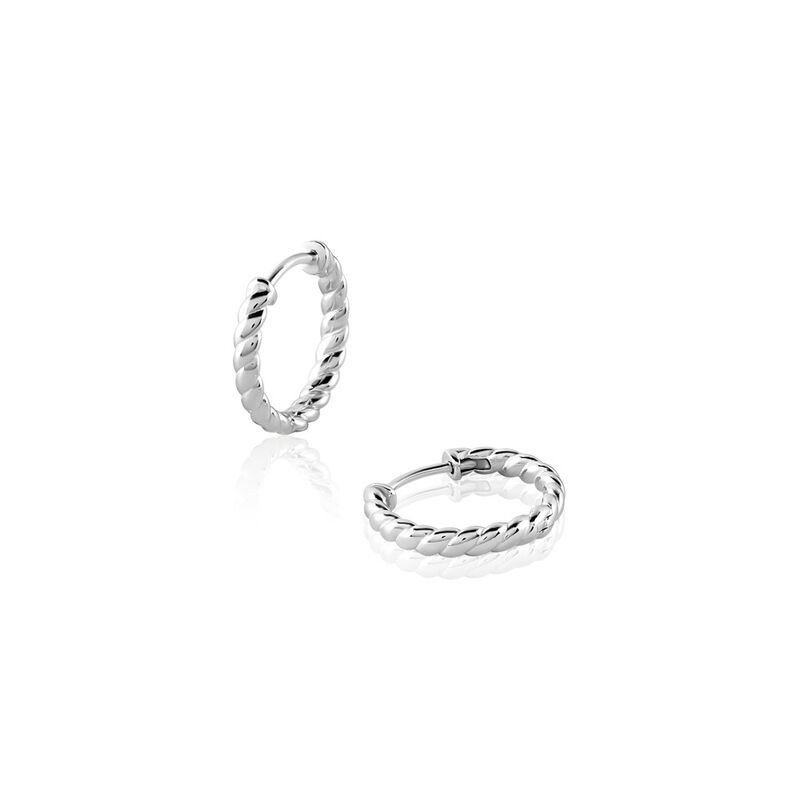 AVELUNE Damen Creolen Silber 925 - Creolen Damen | OROVIVO