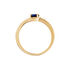 Damenring Messing Gold plattiert Zirkonia Tyana  - Ringe mit Stein Damen | OROVIVO