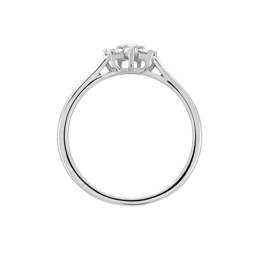 Damen Ring Weißgold 375 Diamant 0,25ct Spring  - Verlobungsringe Damen | OROVIVO