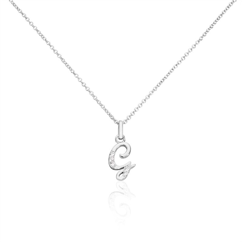 Collier Argent Rhodié Fifi Oxydes De Zirconium - Spannringe Damen | OROVIVO
