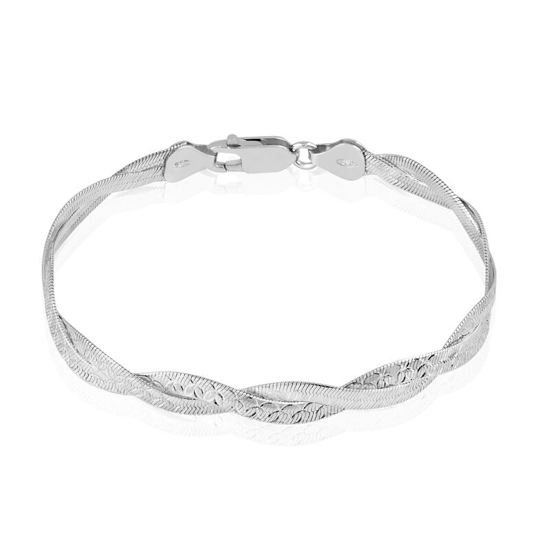 Bracelet Parisse Argent Blanc - Spannringe Damen | OROVIVO