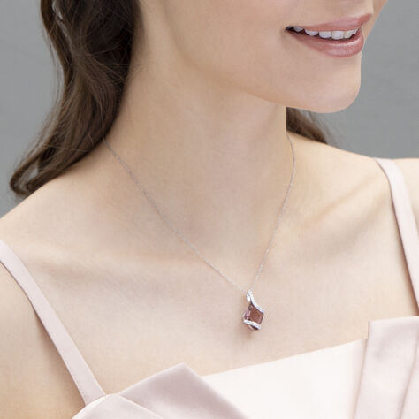 Damen Halskette Silber 925 Glassteine - Halsketten Damen | OROVIVO