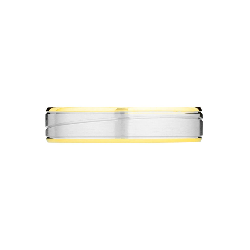 Alliance Juditha Ruban Plat Or Bicolore - Spannringe Unisex | OROVIVO