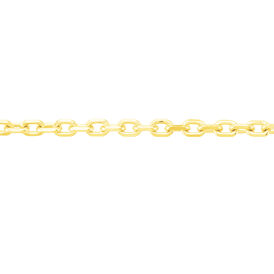 Unisex Ankerkette Gold 375 Diamantiert 50cm - Ketten ohne Anhänger Unisex | OROVIVO