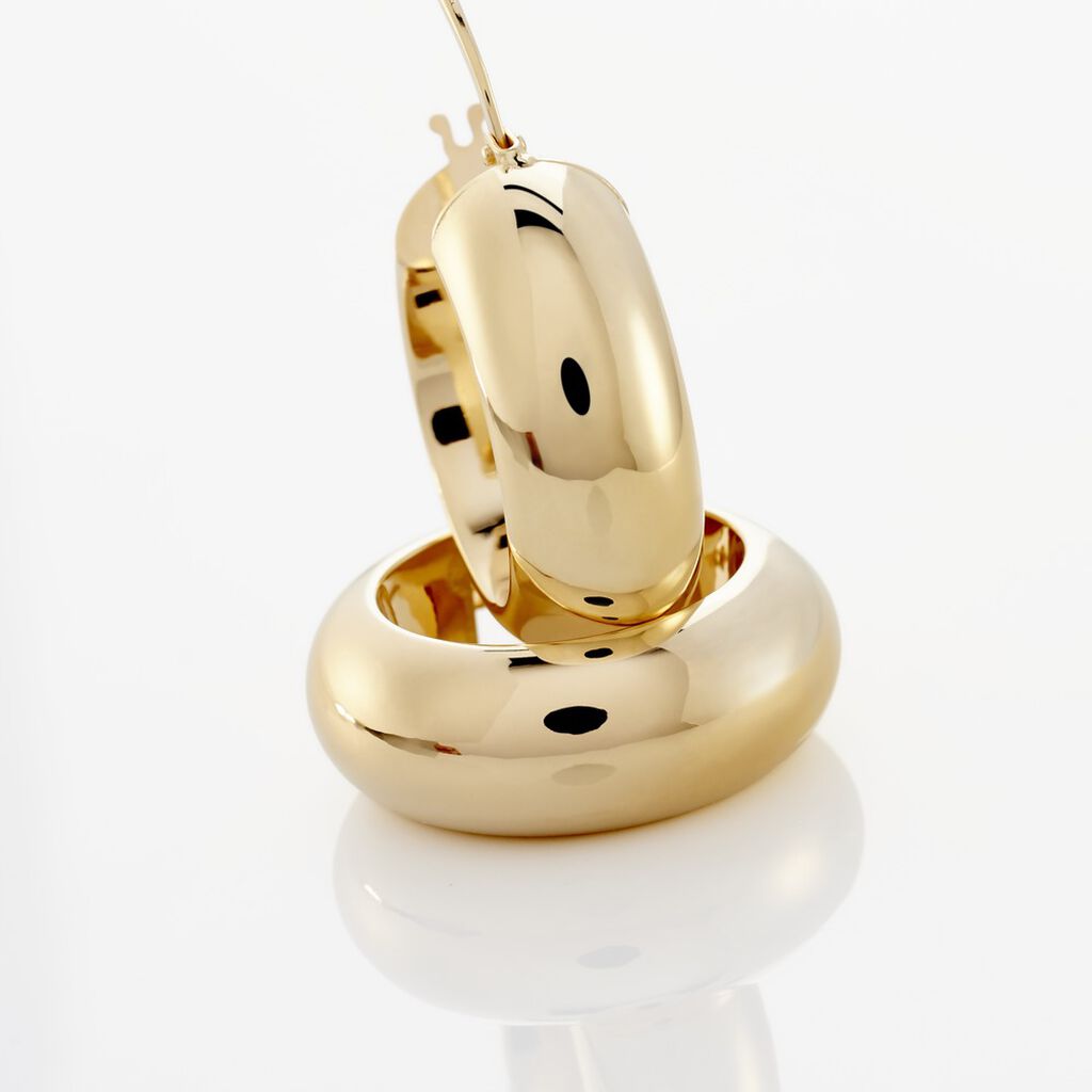 CHARLIZE Damen Creolen Gold 375 (9 Karat)