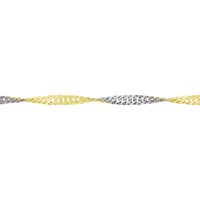 Damen Singapurkette Gold 375 