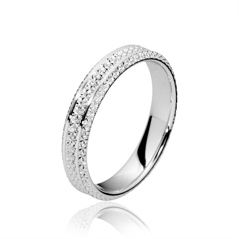 Alliance Mayane Ruban Plat Or Blanc - Spannringe Damen | OROVIVO