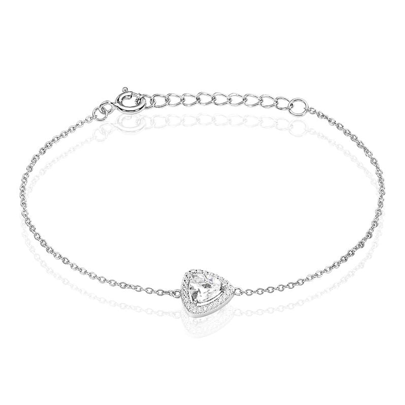 Bracciale Punto Luce Silver Elegance Argento Rodiato Cubic Zirconia - Spannringe Damen | OROVIVO