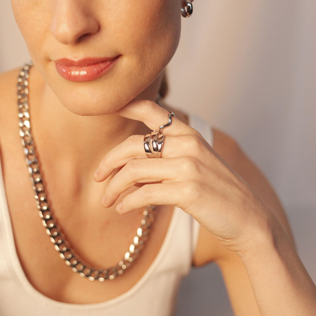 Damenring Silber 925 eingedreht Ophelia - Ringe Damen | OROVIVO