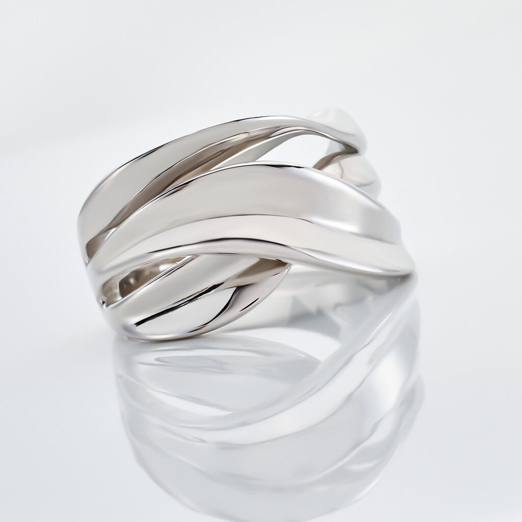 EMMELINE Damen Ring Silber Silber 925 B 1,45 mm