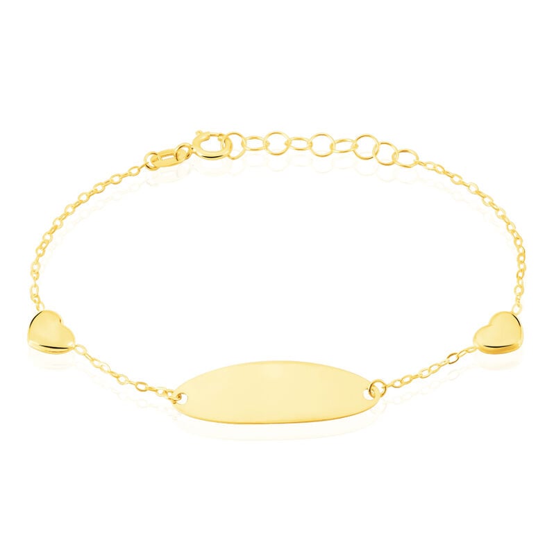 Bracelet Identité Gaspardine Maille Forçat Or Jaune - Spannringe Kinder | OROVIVO