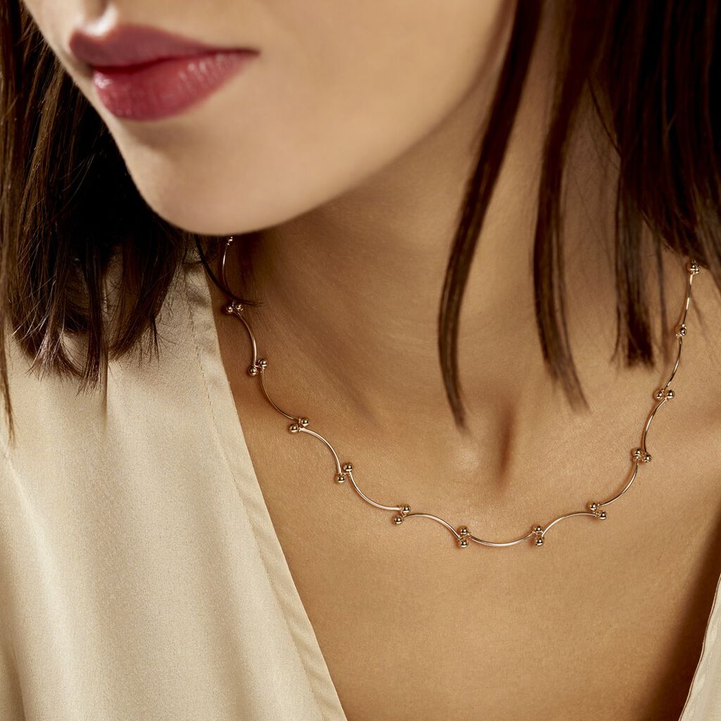 Collier Plaqué Or - Spannringe Damen | OROVIVO