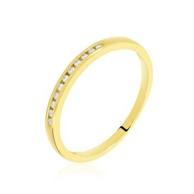 Damenring Gold 750 Diamanten 0,055ct Memoire Jata - Eheringe Damen | OROVIVO