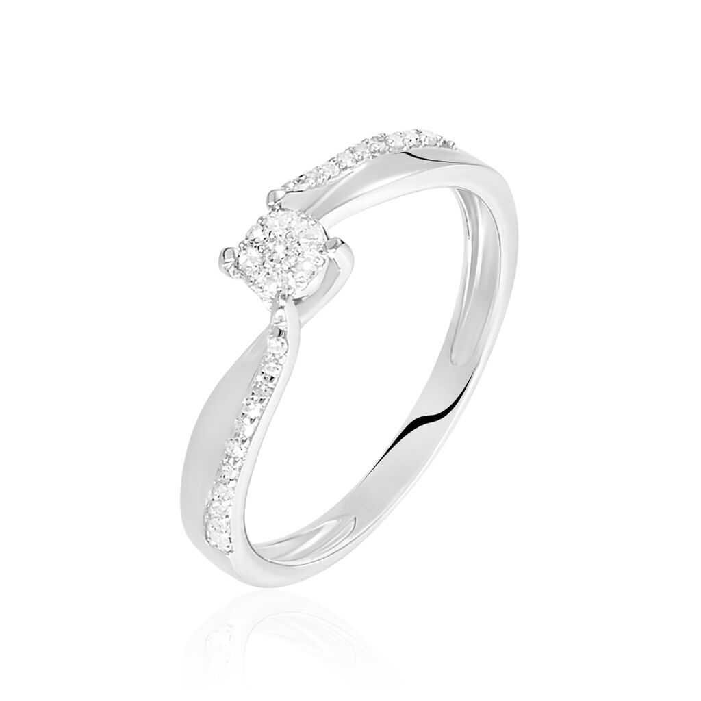Bague Or Weiss Callysta Diamants - Spannringe Damen | OROVIVO
