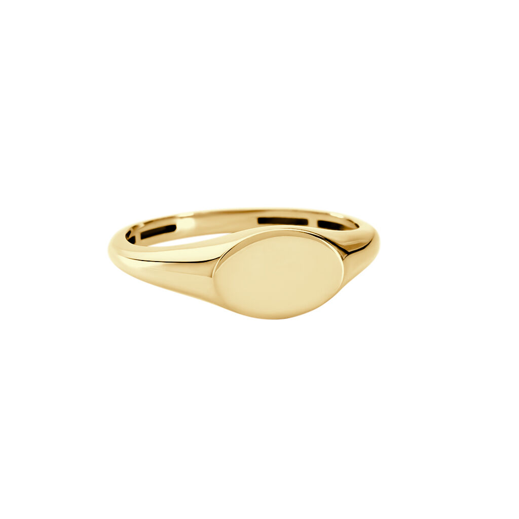 Unisex Siegelring Gold 375 - Siegelringe Unisex | OROVIVO