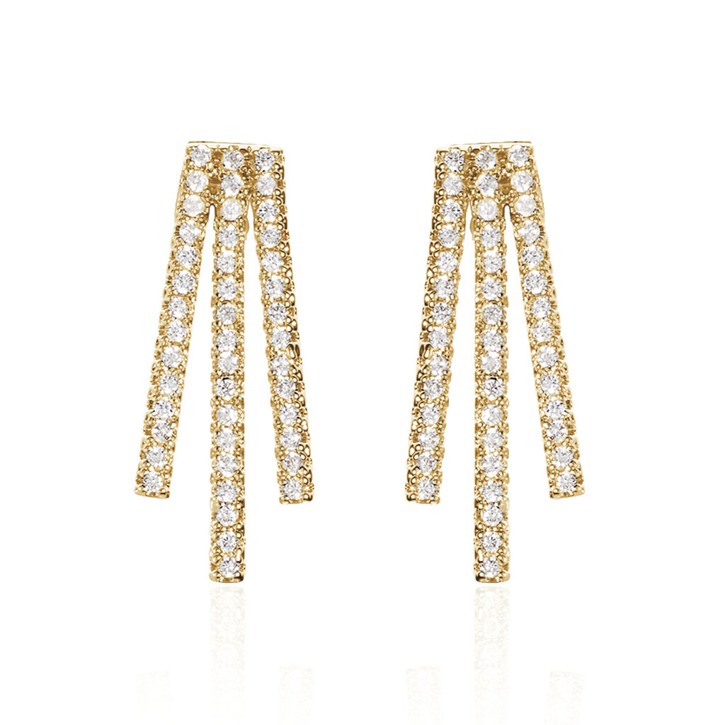 Boucles D'oreilles Plaque Or Wenceslas - Spannringe Damen | OROVIVO