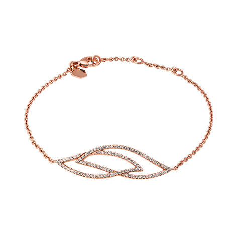 Damenarmband Messing Roségold 750 plattiert  - Armbänder mit Anhänger Damen | OROVIVO