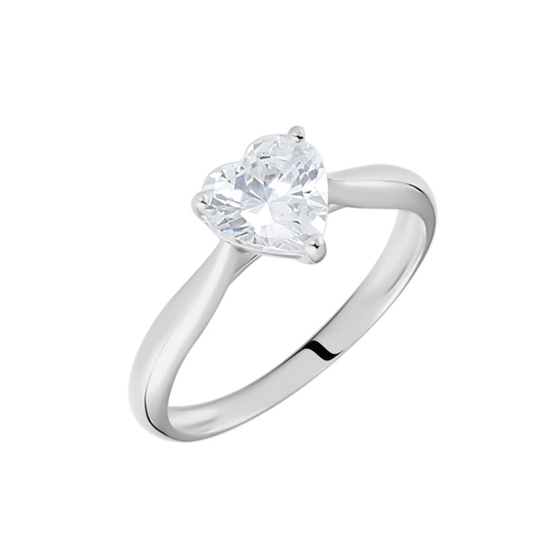 Anello Silver Elegance Argento Rodiato Cubic Zirconia - Spannringe Damen | OROVIVO
