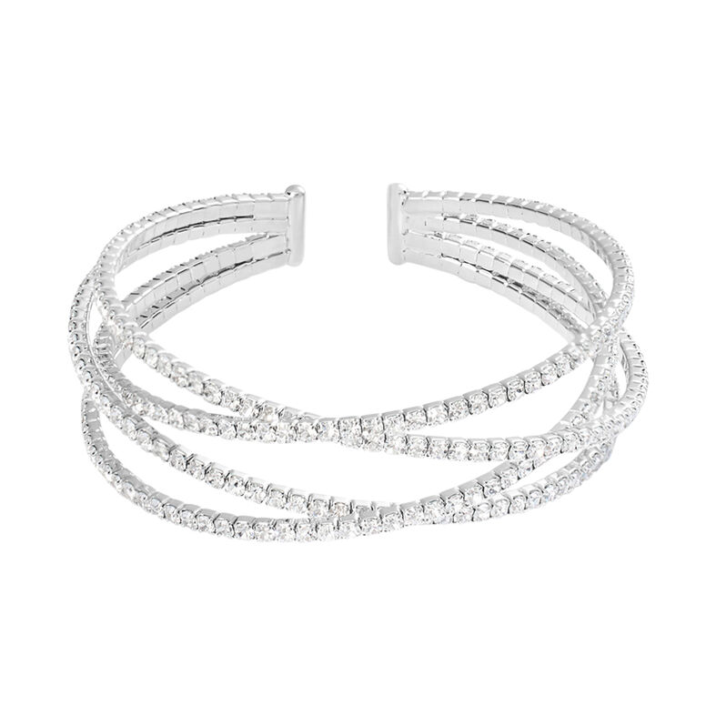 Bangle Romantic Shine Metallo Cristallo - Spannringe Damen | OROVIVO