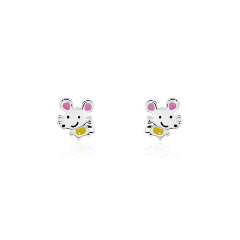 Kinder Ohrstecker Silber 925 Maus Xyla  - Ohrstecker Kinder | OROVIVO