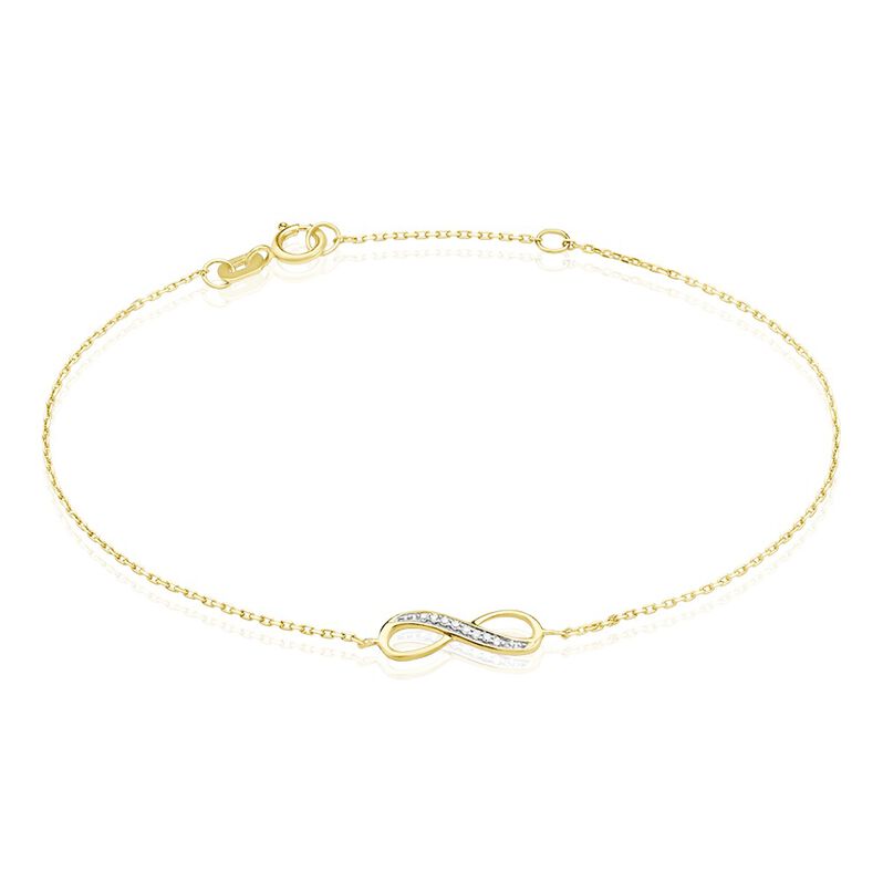 Bracelet Or Jaune Akulina Diamants - Spannringe Damen | OROVIVO