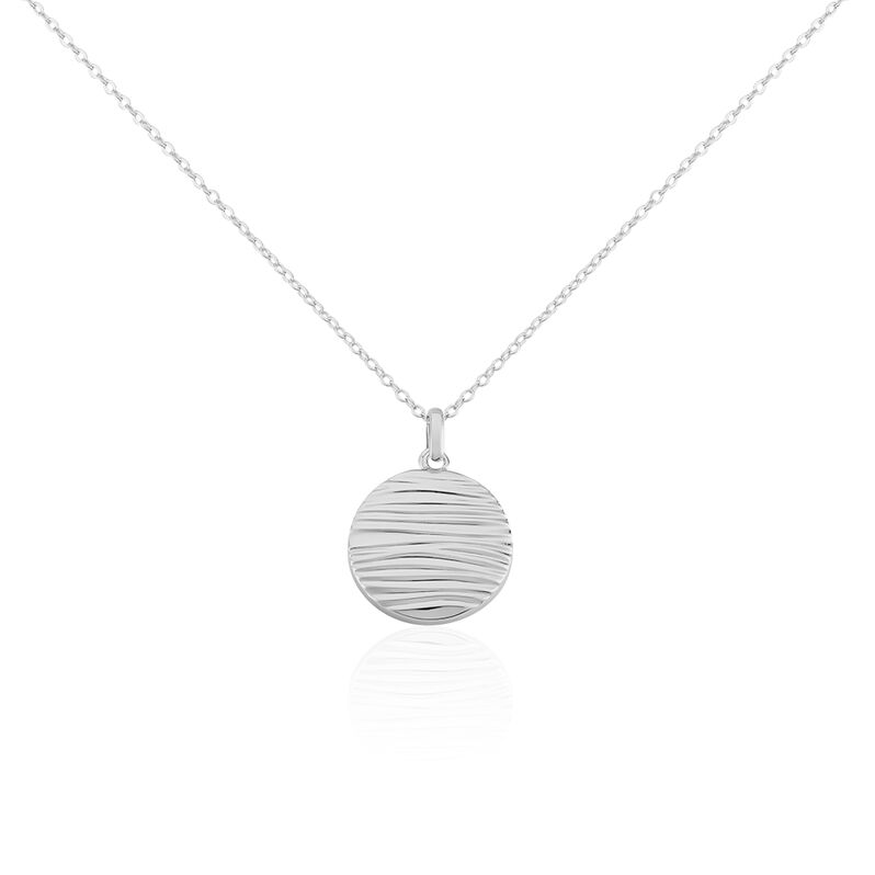 Damen Halskette Silber 925 Rhodiniert Medaillon - Halsketten Damen | OROVIVO