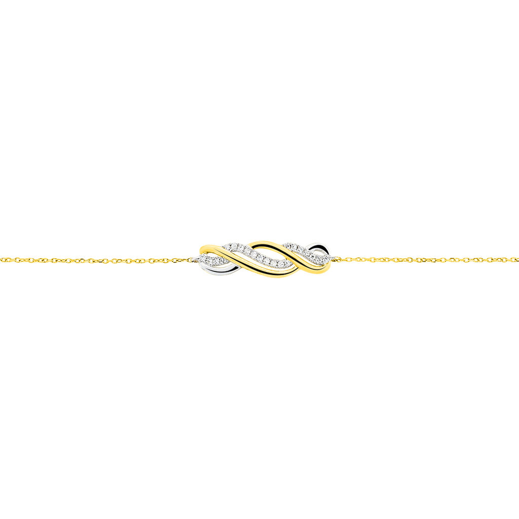 Bracelet Ether Or Jaune Diamant - Spannringe Damen | OROVIVO