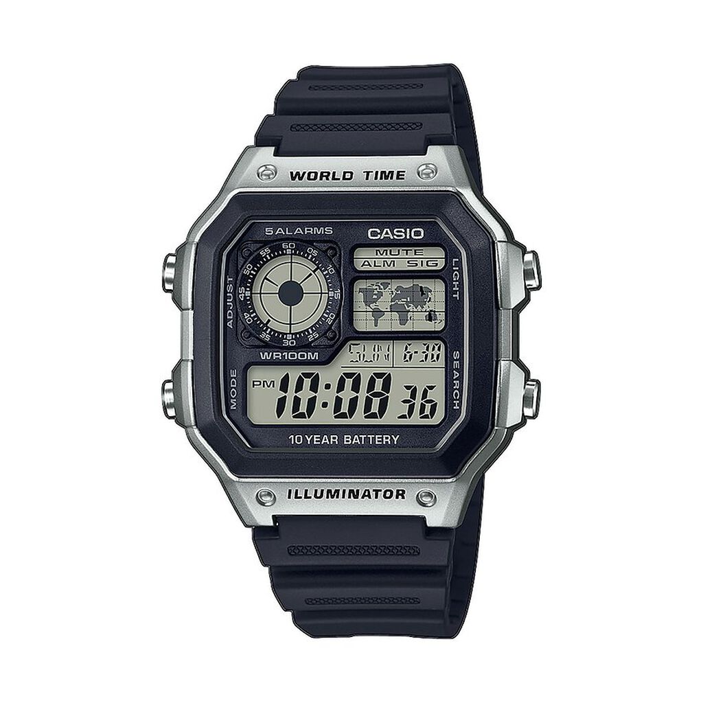 CASIO COLLECTION Herrenuhr AE-1200WH-1CVEF Quarz