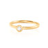 ESTELLE Damen Ring Gold 585 (14 Karat) Diamant Wei&szlig; 0,1 ct B 1,6 mm
