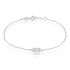 CLARRA HERZ Damen Armband Silber 925 Zirkonia Weiß Herz