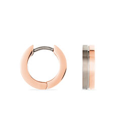 Boccia Damen Creolen Titan Bicolor 13mm 0510-12 - Creolen Damen | OROVIVO