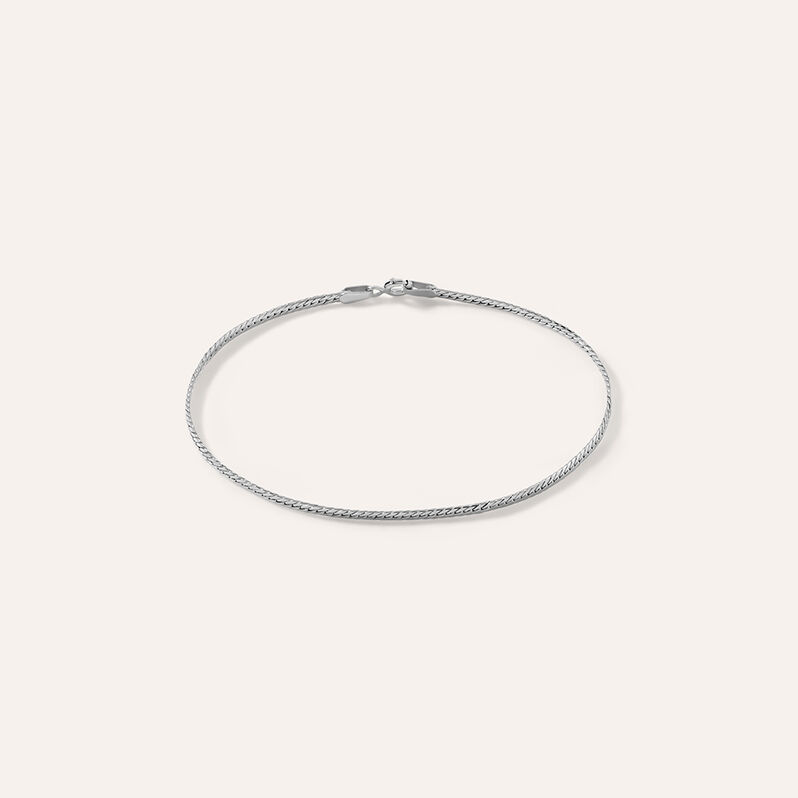 Bracciale Catena Colette Oro Bianco - Spannringe Damen | OROVIVO