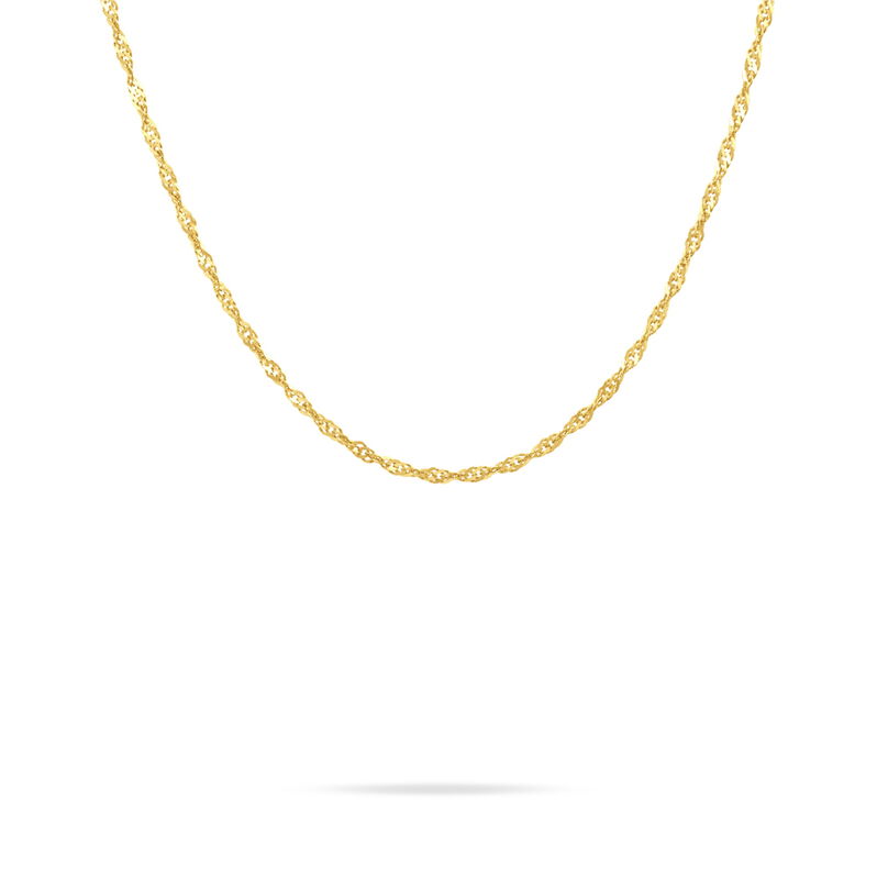 Chaîne Dioula Maille Singapour Or Jaune - Spannringe Damen | OROVIVO