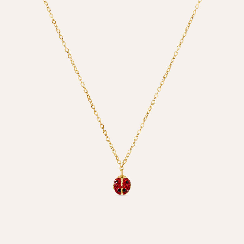 Collana Mon Petit Oro Giallo Cristallo - Spannringe Kinder | OROVIVO