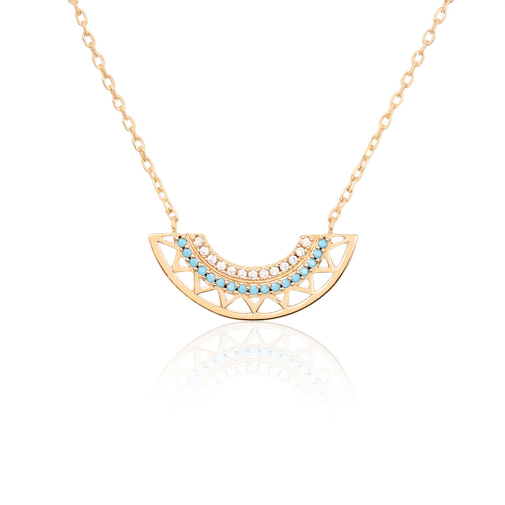 Collier Zoila Plaqué Or Et Oxyde - Spannringe Damen | OROVIVO