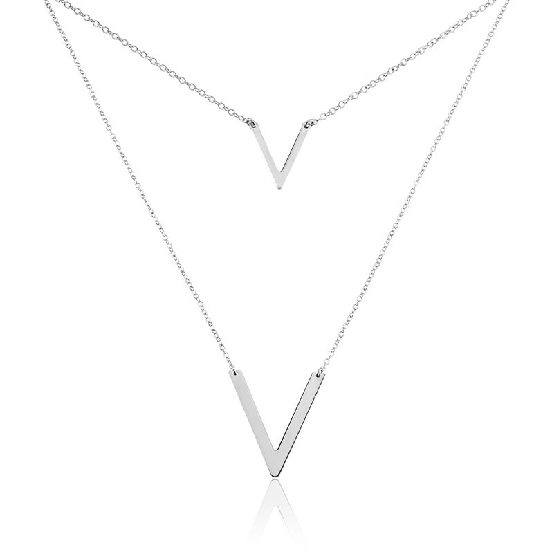 Collier Argent Rhodie Bertille - Spannringe Damen | OROVIVO