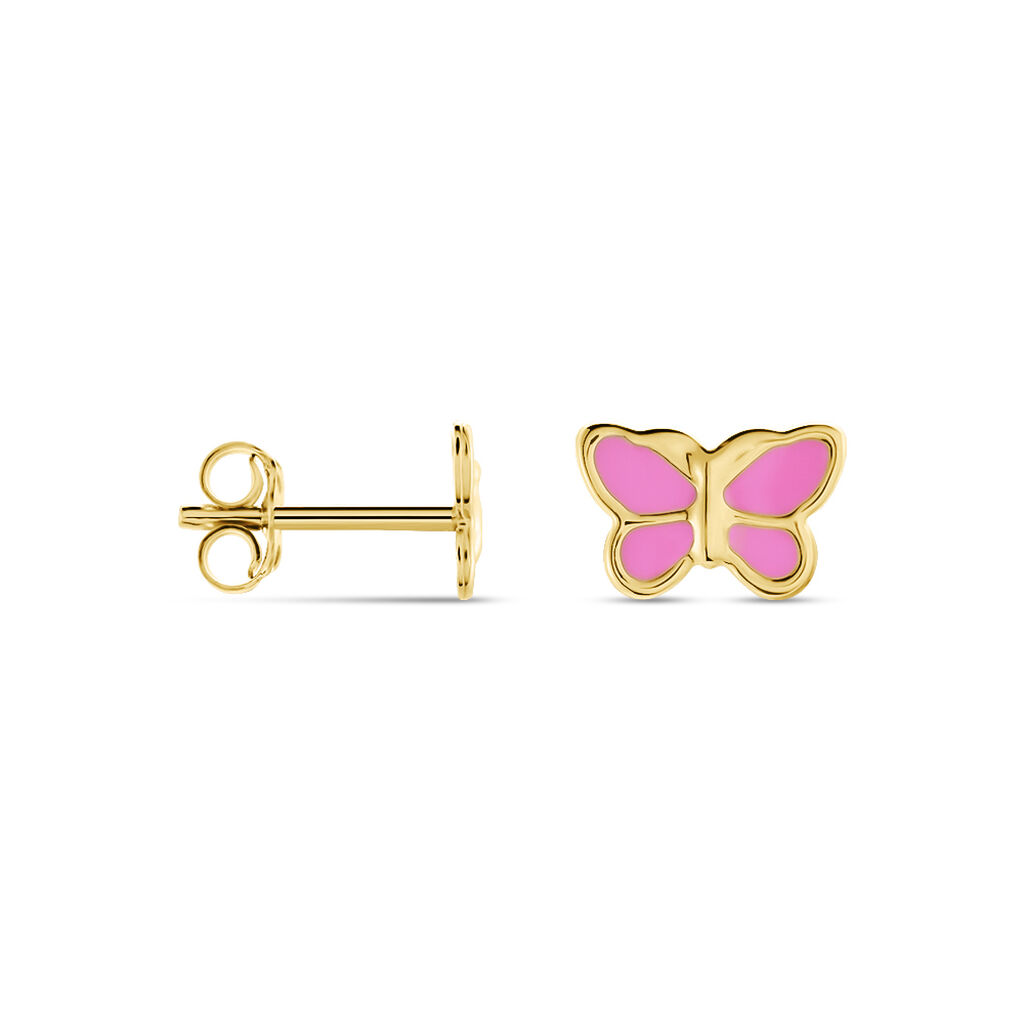 Damen Ohrstecker Gold 375 Schmetterling - Ohrstecker  | OROVIVO