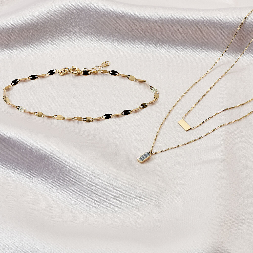 MIA 3 Damen Collier Gold 375 (9 Karat) Barren - Halsketten Damen | OROVIVO