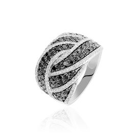 Damenring Weißgold 375 Diamanten 0,259ct - Ringe mit Edelsteinen Damen | OROVIVO