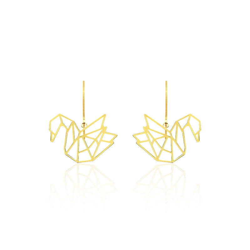 Boucles D'oreilles Pendantes Or Jaune - Spannringe Damen | OROVIVO
