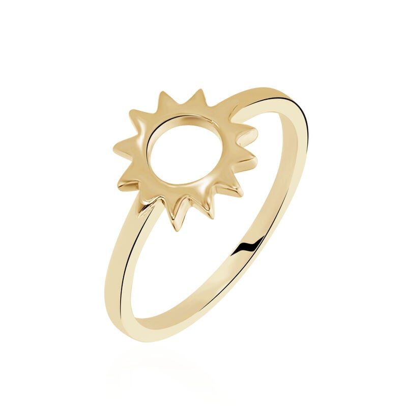 Bague Plaque Or Adelinda Soleil - Spannringe Damen | OROVIVO
