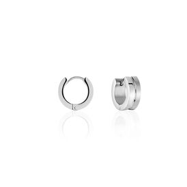Unisex Creolen Edelstahl 13,3mm - Creolen  | OROVIVO