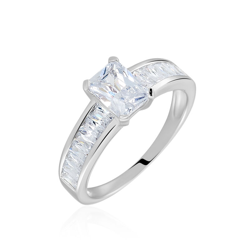 Anello Silver Elegance Argento Rodiato Cubic Zirconia - Spannringe Damen | OROVIVO